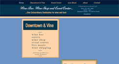 Desktop Screenshot of downtownandvine.com